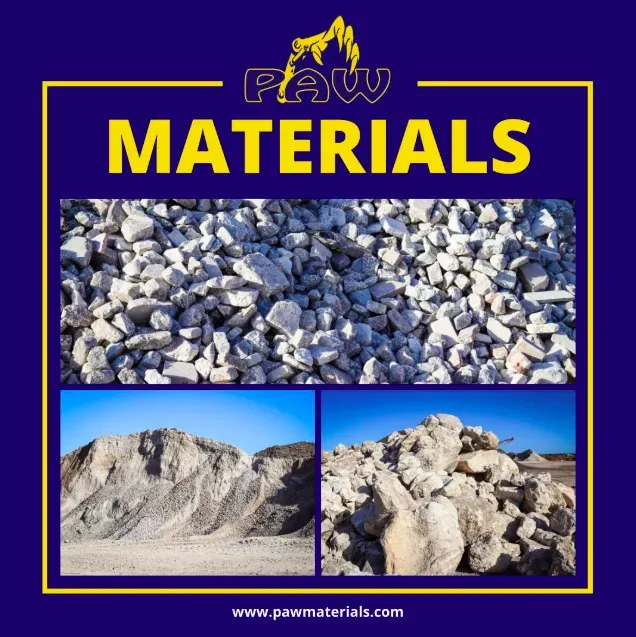 PAW Materials Service Areas